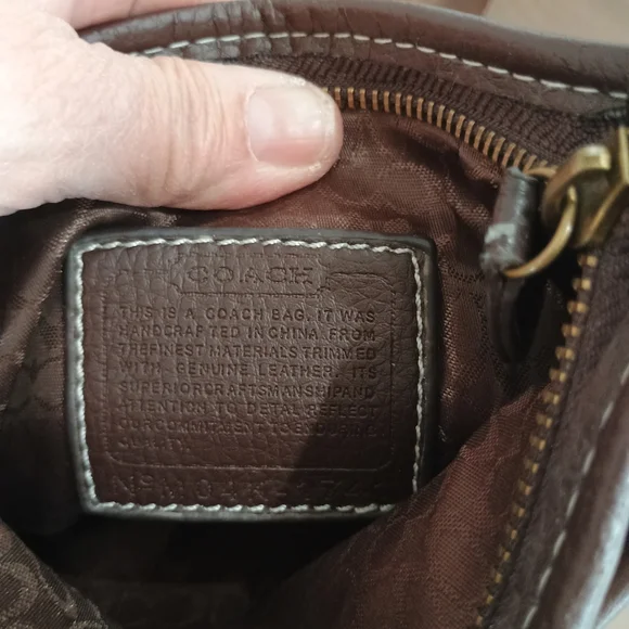 Coach Brown and Tan Crossbody Bag - Picture 12 of 12